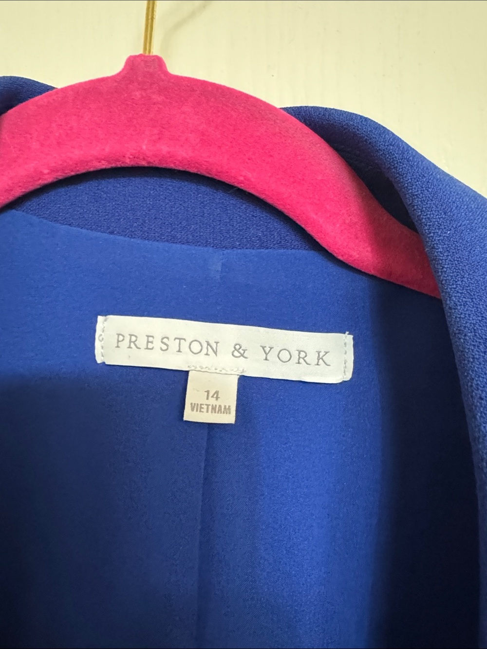 Preston & York Royal Blue Women's Suit - Picture 2 of 2